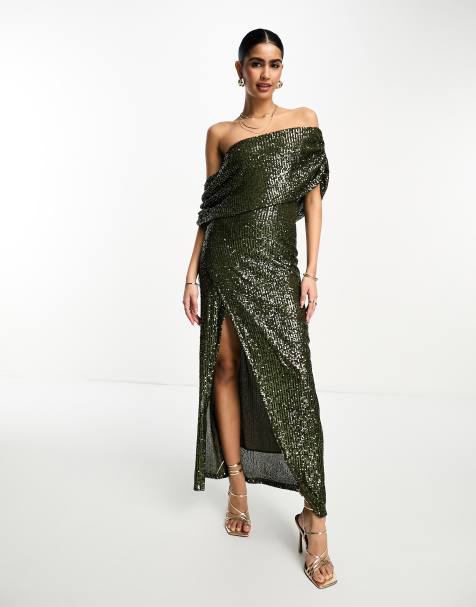 Vestito Lungo Verde Guess Guess Mit Vestito Lungo Verde Guess Vaccaro  Abbigliamento Vestito