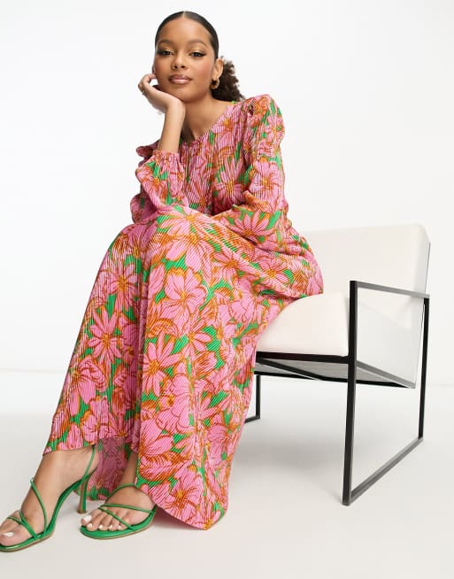 Abito lungo plisse new arrivals