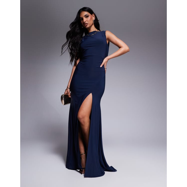 FASLOLSDP Abito Da Donna, Da Cocktail, Da Sera, Per Matrimonio - Foto 8