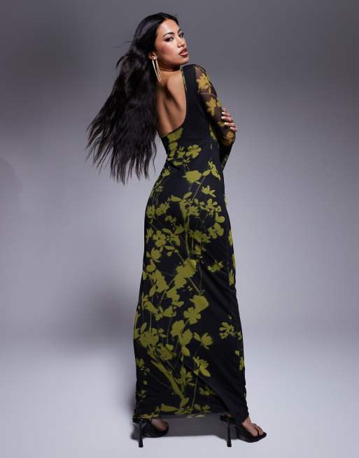 Midi Dress With Asos Design Asos Vendita On Line ASOS DESIGN