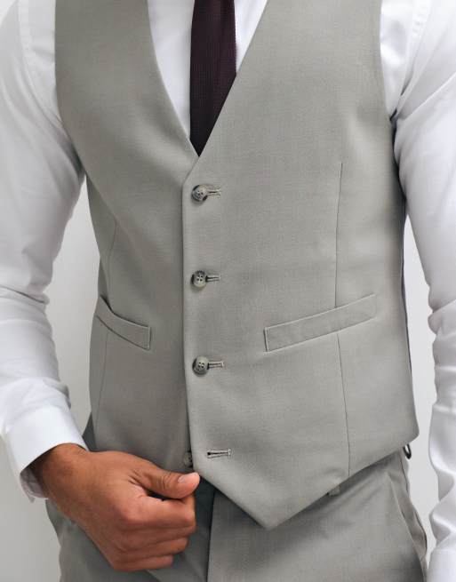 ASOS DESIGN - Veston de costume ajusté - Gris, 4 de 5