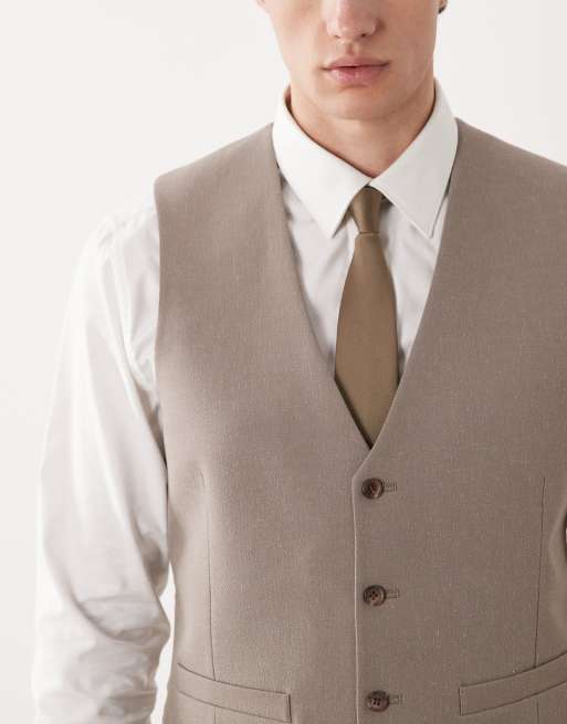 ASOS DESIGN - Veston de costume ajusté - Taupe, 3 de 5