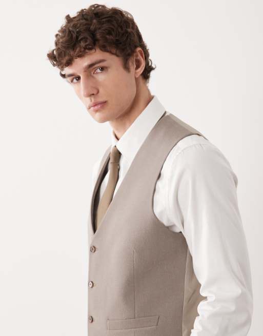 ASOS DESIGN - Veston de costume ajusté - Taupe, 4 de 5