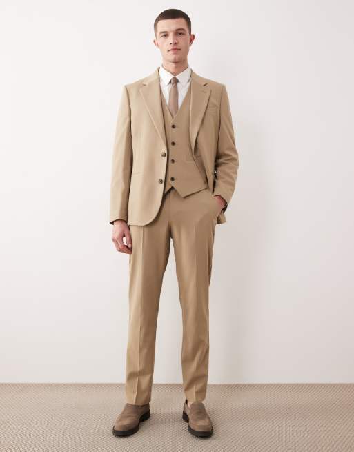 ASOS DESIGN - Veston de costume ajusté - Taupe, 2 de 5