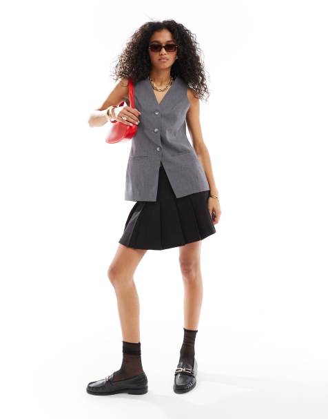 ASOS DESIGN - Veston long - Gris - view 1