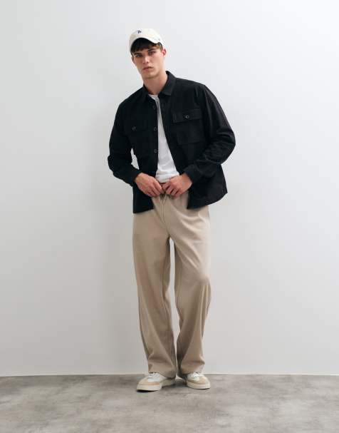 ASOS DESIGN vida ben joggers i beige - view 1