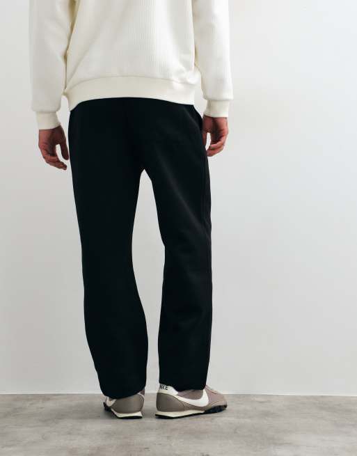 ASOS DESIGN vida byxor i scuba-liknande tyg i svart, 5 av 5