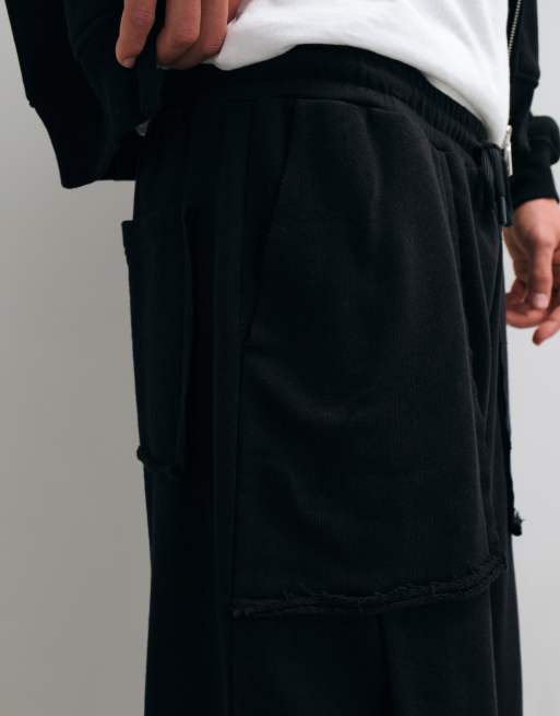 ASOS DESIGN vida joggers med cargofickor i svart polybomull, 4 av 5