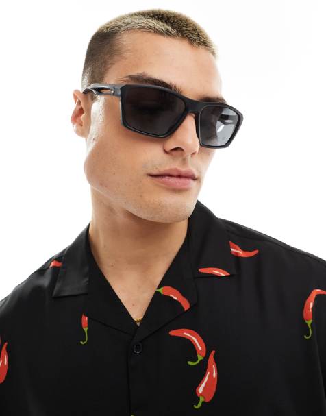 ASOS DESIGN - Vierkante zonnebril in zwart - view 1