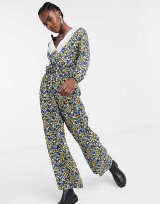 asos floral jumpsuit