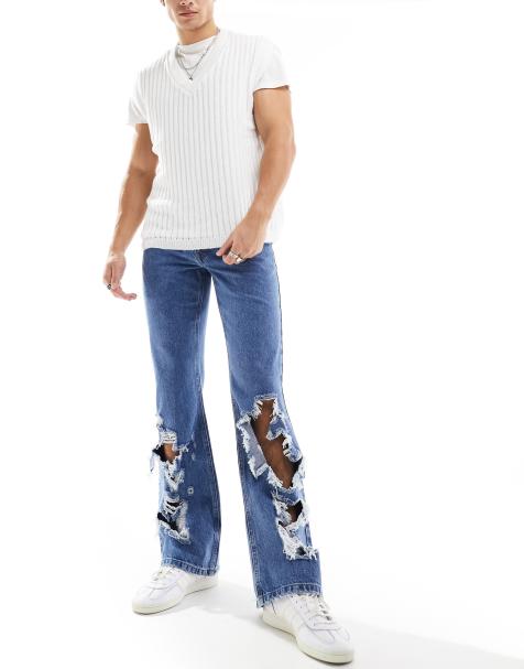 Mens ripped jeans new arrivals asos