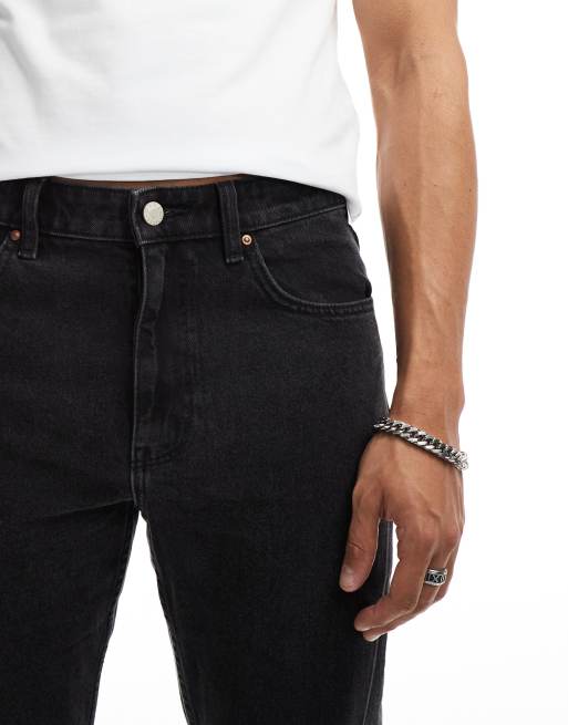 ASOS DESIGN – Vintage-Schlagjeans in Schwarz, 4 von 5