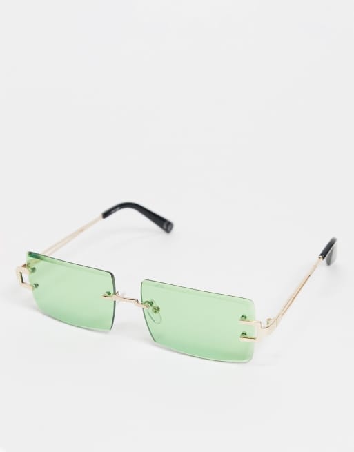 Vintage green lens new arrivals sunglasses