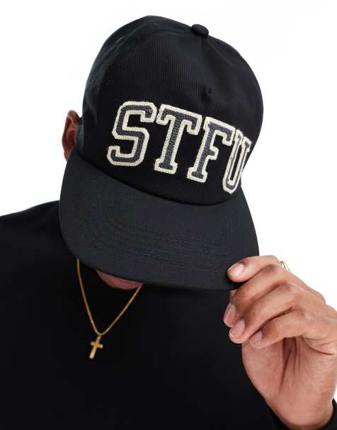 ASOS DESIGN – Vintageinspirerad skaterkeps med STFU-motiv i vintagestil - view 1