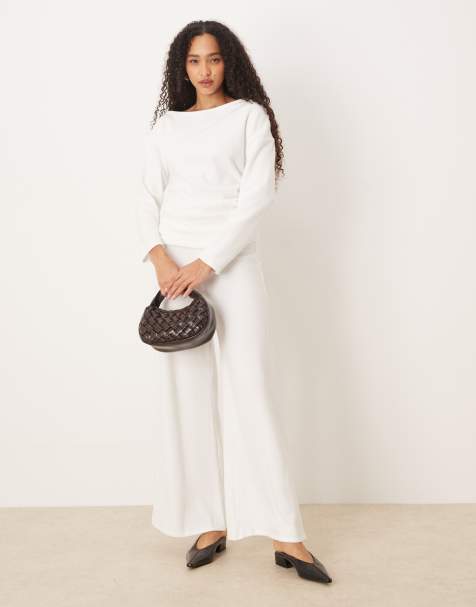 ASOS DESIGN – Vintervitt, supermjukt set - view 1