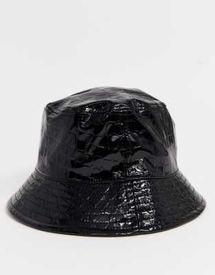 asos black cap