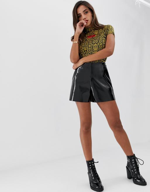 ASOS DESIGN vinyl shorts | ASOS