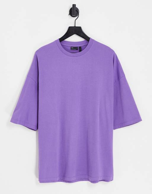 ASOS DESIGN – Violettes Oversize-T-Shirt
