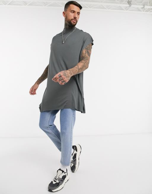 Oversized Longline Baseball Shirt