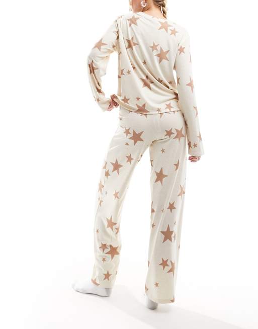 White discount star pyjamas