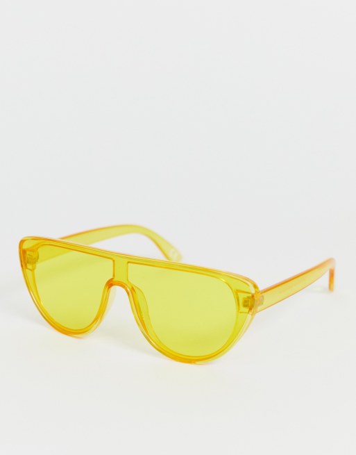 yellow bubble visor