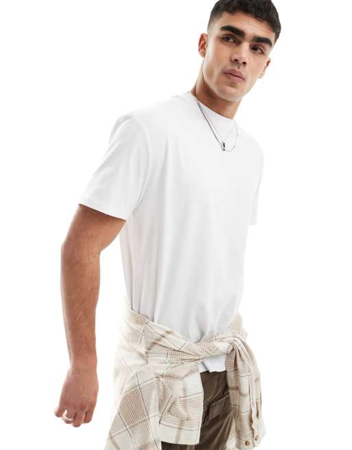 ASOS DESIGN – Vit avslappnad t-shirt med blommigt tryck baktill, 2 av 4