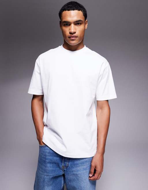 ASOS DESIGN – Vit, avslappnad t-shirt med souvenirtryck, 3 av 5