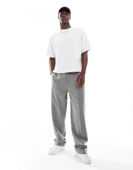 ASOS DESIGN – Vit, boxig t-shirt i oversize med dekorativa sömmar på axlarna, 2 av 4
