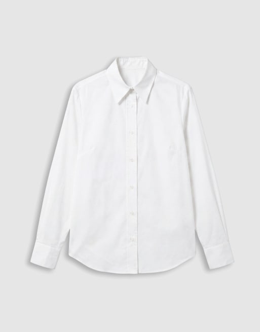 ASOS DESIGN – Vit, klassisk bomullsskjorta, 7 av 10