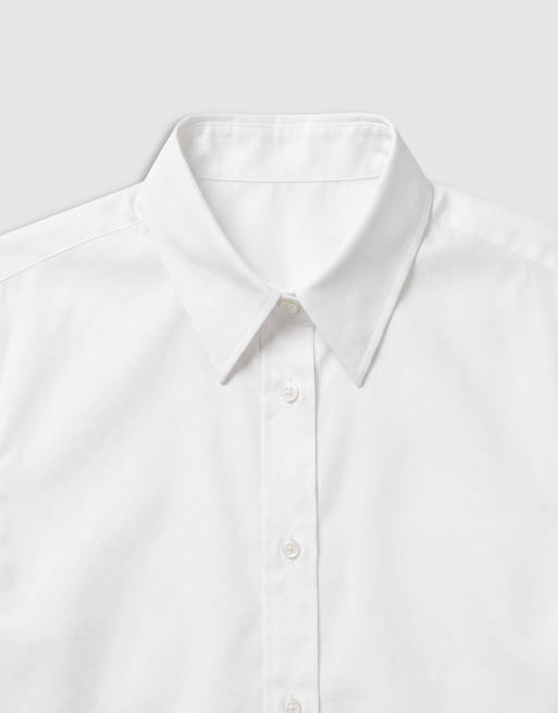 ASOS DESIGN – Vit, klassisk bomullsskjorta, 9 av 10