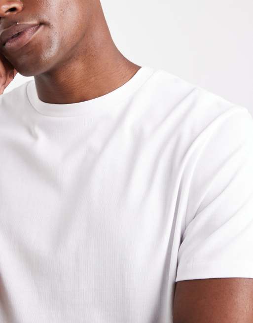 ASOS DESIGN – Vit, kraftig t-shirt i regular fit , 5 av 5