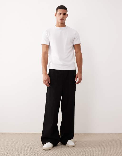ASOS DESIGN – Vit, kraftig t-shirt i regular fit, 2 av 5