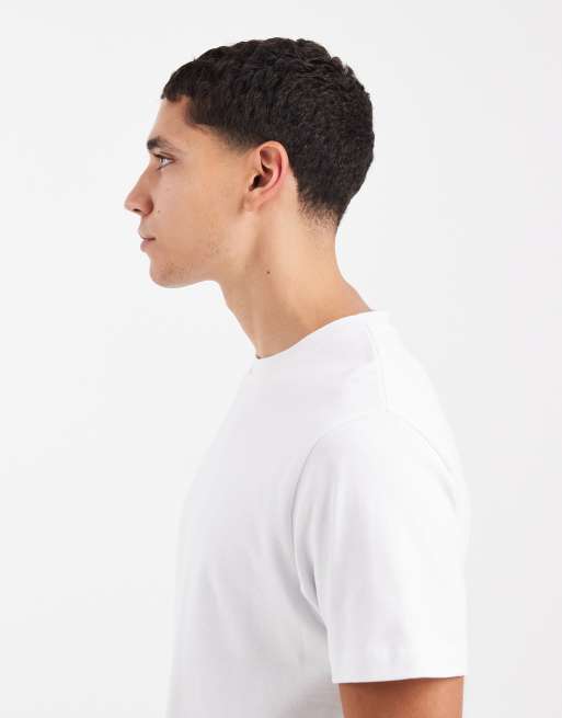 ASOS DESIGN – Vit kraftig t-shirt med rund halsringning  , 4 av 5