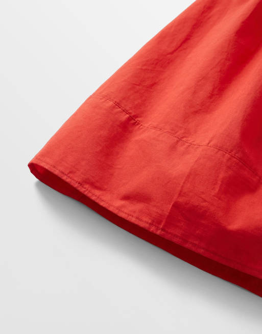 ASOS DESIGN – Vit miniklänning i trapets- och bandeaustil, 8 av 8