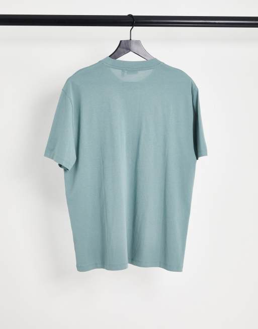 ASOS DESIGN – Vit och blå t-shirt i avslappnad modell och rund halsringning, 2-pack, 2 av 4