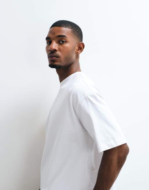 ASOS DESIGN – Vit, superkraftig t-shirt i oversize med boxig passform, 4 av 5