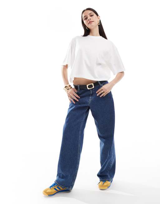 ASOS DESIGN – Vit t-shirt i kort boxig design, 2 av 4