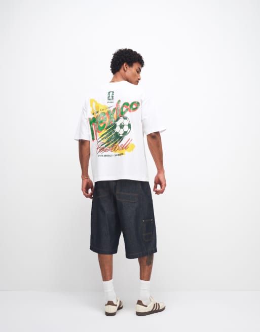 ASOS DESIGN – Vit t-shirt i oversize med FIFA World Cup Mexico-tryck, 4 av 5
