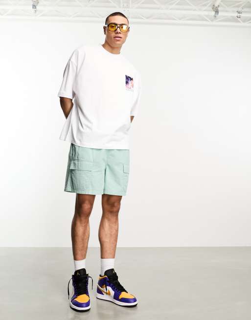 ASOS DESIGN – Vit t-shirt i oversize med Ibiza-tryck baktill, 4 av 4
