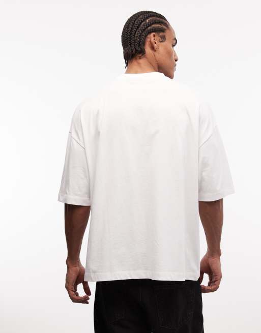 ASOS DESIGN – Vit t-shirt i oversized fit med 'Germany'-fotbollstryck, 5 av 5