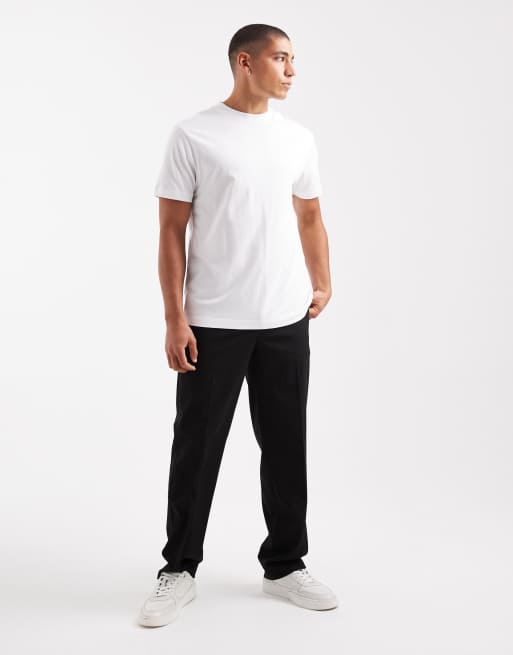 ASOS DESIGN – Vit t-shirt i regular fit med Faint Spirit-tryck, 2 av 5