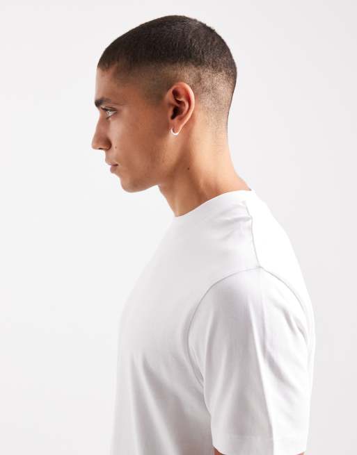 ASOS DESIGN – Vit t-shirt i regular fit med Faint Spirit-tryck, 5 av 5