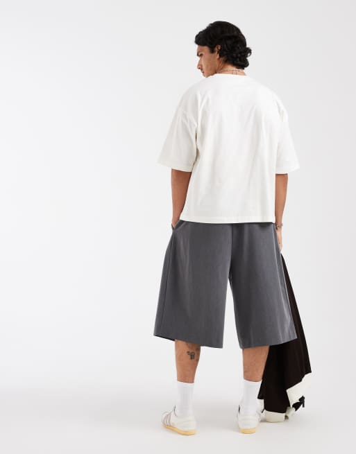 ASOS DESIGN – Vit t-shirt med boxig oversize-passform och text, 4 av 5