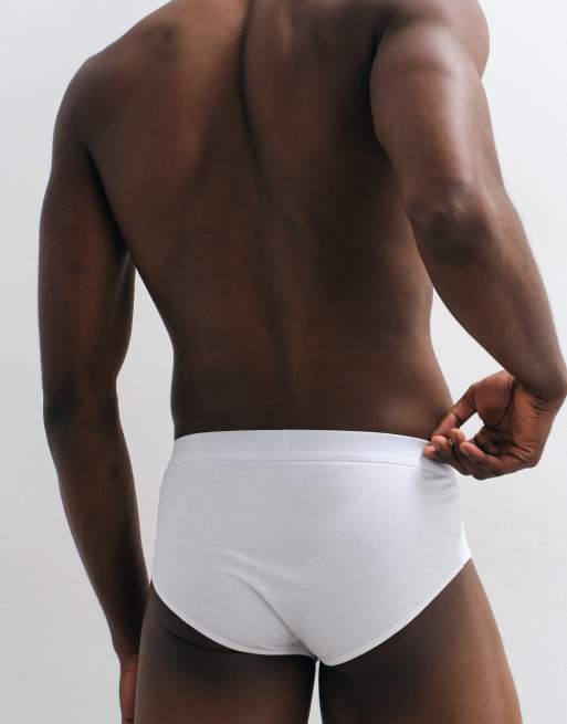 ASOS DESIGN – Vita kalsonger, 2-pack, 3 av 4