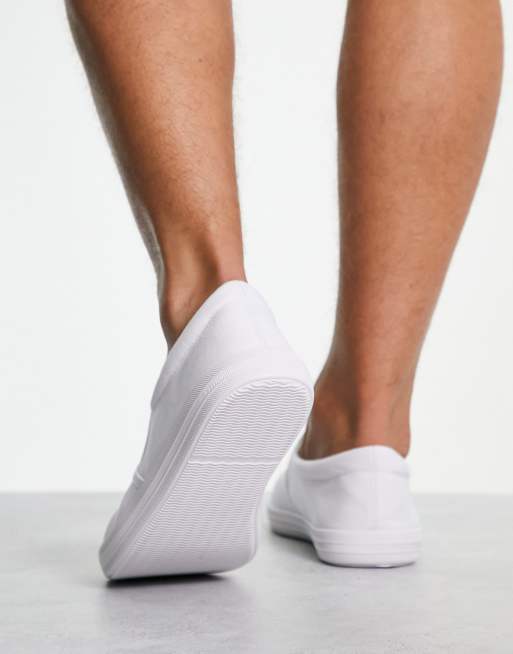 ASOS DESIGN – Vita tygskor i loafermodell, 3 av 4