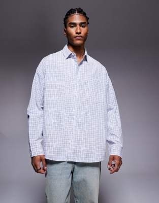 Asos Design Volume Oversized Shirt In White