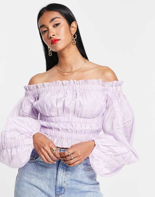 Asos cheap lilac top