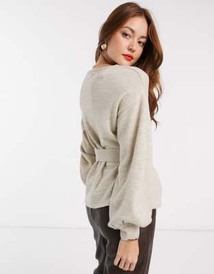 asos wrap jumper