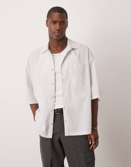 ASOS DESIGN – Voluminöses Oversize-Hemd in Hellblau