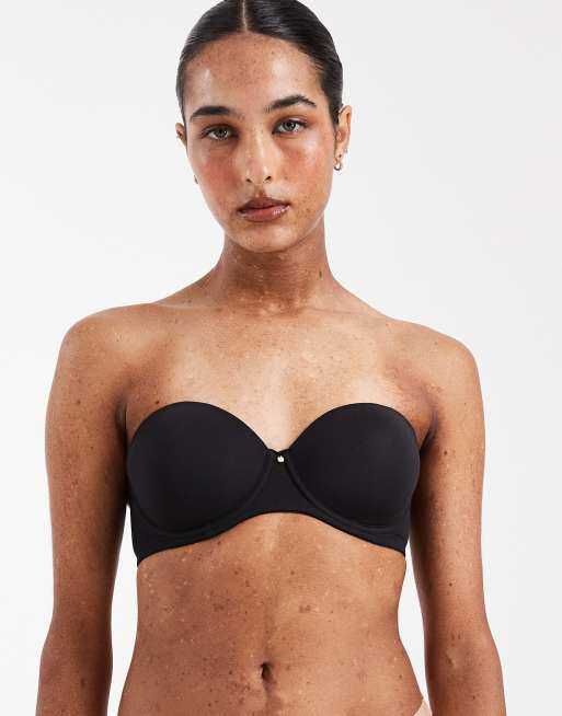 ASOS DESIGN - Voorgevormde veelzijdige beugel-bh in zwart, 4 van 4